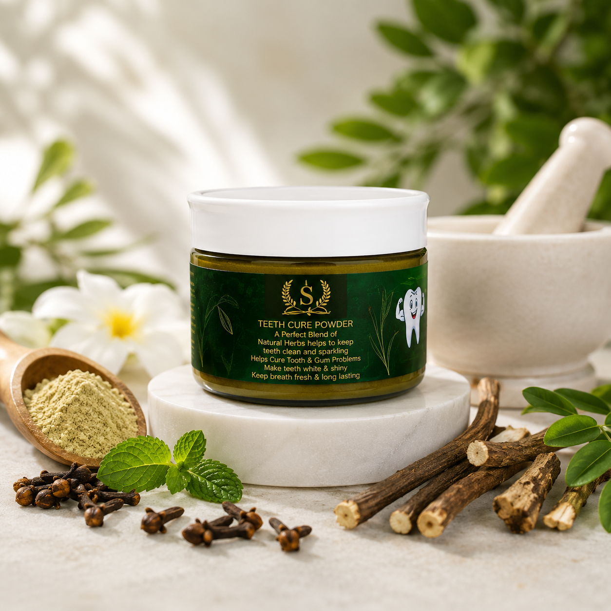 Swais Herbal Organic Teeth Cure Powder