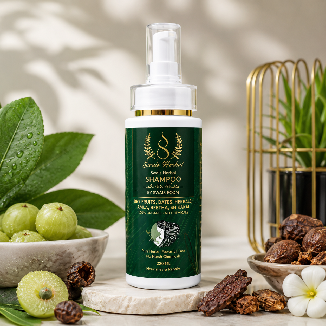 Swais Herbal Organic Shampoo
