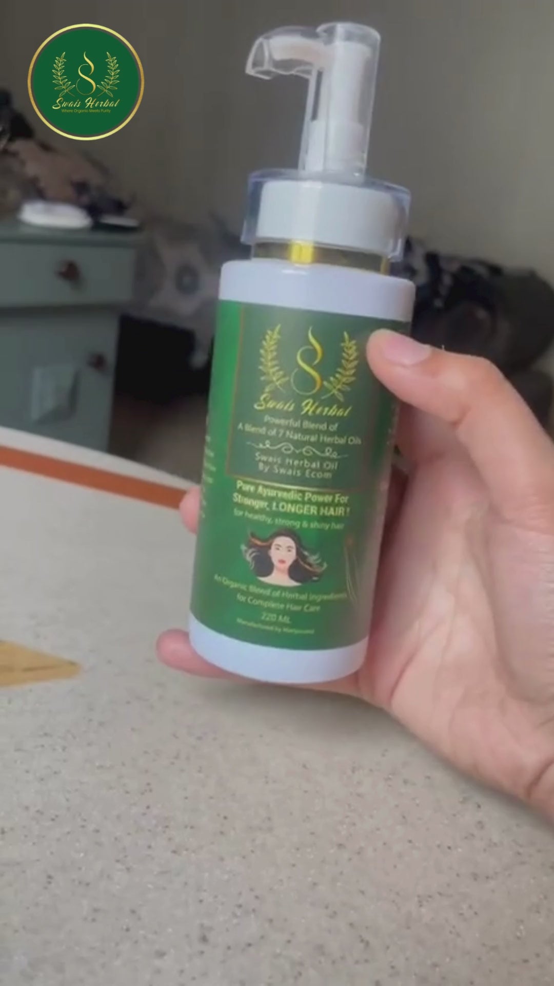 Swais Herbal Organic Hair Oil